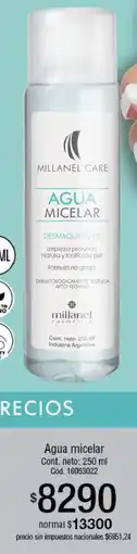 Millanel Cosmética Millanel care agua micelar oferta