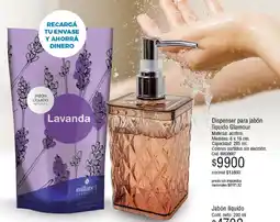 Millanel Cosmética Millanel dispenser para jabón líquido glamour oferta