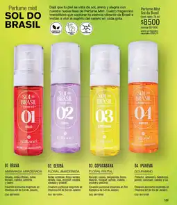 Millanel Cosmética Millanel perfume mist sol do brasil oferta
