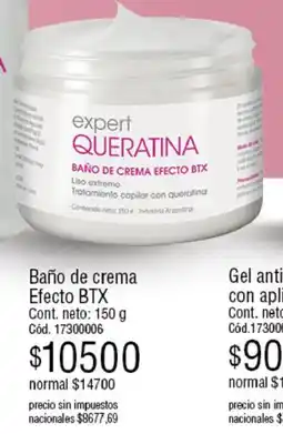 Millanel Cosmética Millanel baño de crema efecto btx oferta