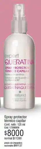 Millanel Cosmética Spray protector térmico capilar oferta