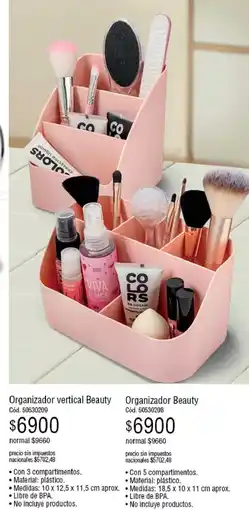 Millanel Cosmética Organizador vertical beauty oferta