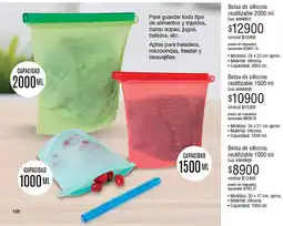 Millanel Cosmética Bolsa de silicona reutilizable oferta