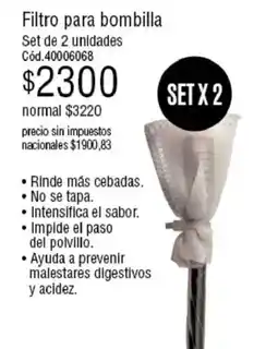 Millanel Cosmética Filtro para bombilla oferta