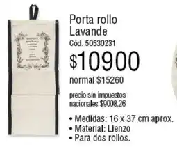 Millanel Cosmética Porta rollo lavande oferta
