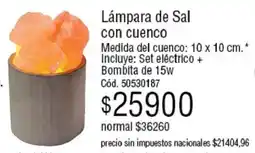Millanel Cosmética Lámpara de sal con cuenco oferta