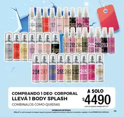 Millanel Cosmética Millanel comprando 1 deo corporal llevá 1 body splash oferta