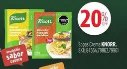 Supermercados Yaguar Knorr sopas crema oferta