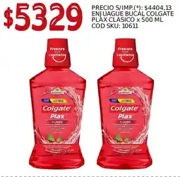 Supermercados Yaguar Colgate plax enjuague bucal clasico oferta