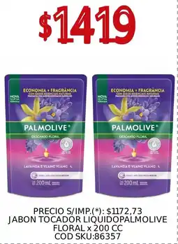 Supermercados Yaguar Palmolive jabon tocador liquido floral oferta