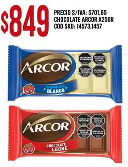 Supermercados Yaguar Arcor chocolate oferta