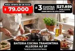 Supermayorista Vital Bateria cocina tramontina allegra a/i 3p oferta