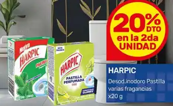 Nini Mayorista Harpic desod.inodoro pastilla varias fragancias oferta