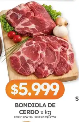 Cordiez Bondiola de cerdo oferta