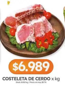 Cordiez Costeleta de cerdo oferta