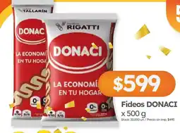 Cordiez Donaci fideos oferta