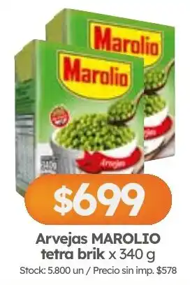 Cordiez Marolio arvejas oferta