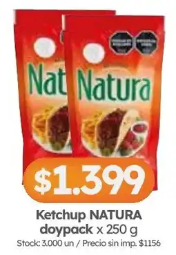Cordiez Natura ketchup oferta