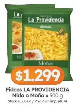 Cordiez La providencia fideos oferta