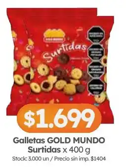 Cordiez Galletas gold mundo surtidas oferta