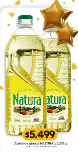 Cordiez Natura aceite de girasol oferta