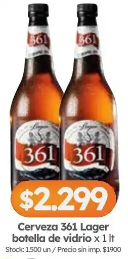 Cordiez Cerveza 361 lager oferta