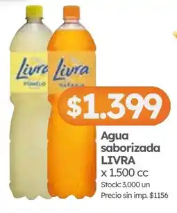 Cordiez Livra agua saborizada oferta