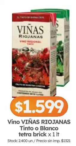 Cordiez Vinas riojanas vino regional tinto oferta