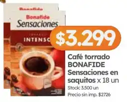 Cordiez Bonafide café torrado sensaciones oferta
