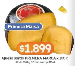 Cordiez Primera Marca queso sardo oferta