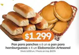 Cordiez Pan para panchos o pan para hamburguesas oferta