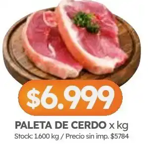 Cordiez Paleta de cerdo oferta