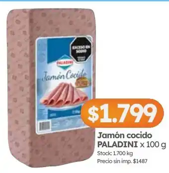 Cordiez Paladini jamón cocido oferta