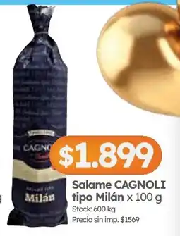 Cordiez Cagnoli salame tipo milán oferta