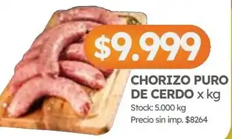 Cordiez Chorizo puro de cerdo oferta