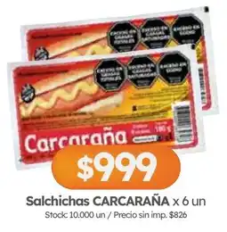 Cordiez Carcaraña salchichas oferta