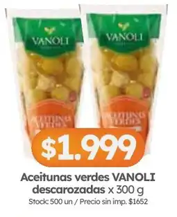 Cordiez Vanoli aceitunas verdes oferta