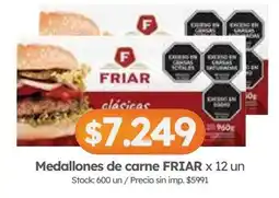 Cordiez Friar medallones de carne oferta