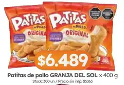 Cordiez Granja del sol patitas de pollo original oferta
