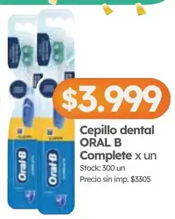 Cordiez Oral B cepillo dental complete oferta