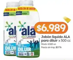 Cordiez Ala jabón liquido para diluir oferta
