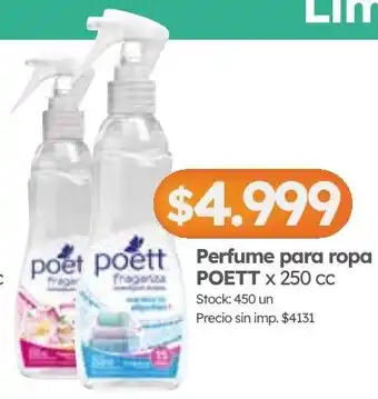 Cordiez Poett perfume para ropa oferta