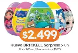 Cordiez Brickell huevo sorpresa oferta