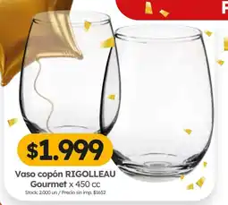 Cordiez Rigolleau gourmet vaso copón oferta
