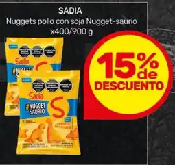 Nini Mayorista Sadia nuggets pollo con soja nugget-saurio oferta