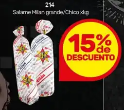 Nini Mayorista 214 salame milan grande/chico oferta