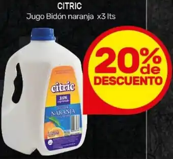 Nini Mayorista Citric jugo bidón naranja oferta