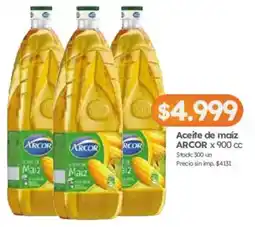 Cordiez Arcor aceite de maíz oferta