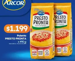 Cordiez Arcor polenta presto pronta oferta