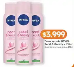Cordiez Nivea desodorante pearl & beauty oferta